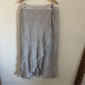 NWT Badgley Mischka American Glamour Faux Wrap Waterfall Hi Low Reversible